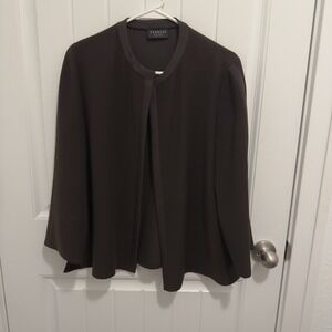 Yeohlee Women's Brown‎ Classic Open Blazer See Measurements